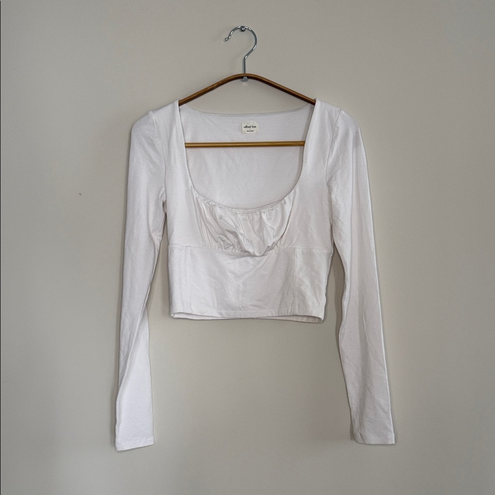 Wilfred Elegant White Long Sleeve Tee Orbit Long Sleeve